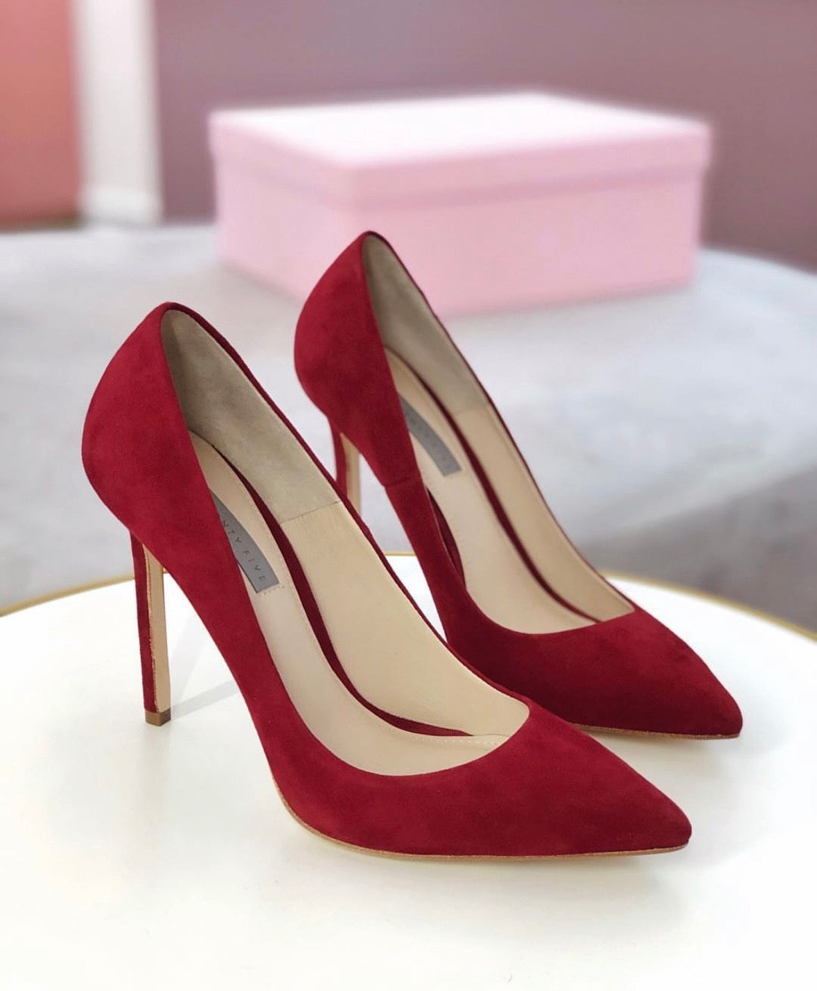 Red carpet heels