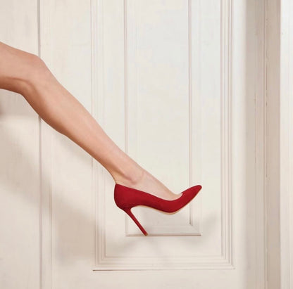 Red carpet heels